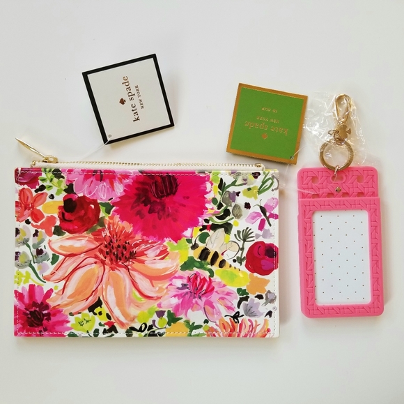Kate spade Dahila pencil poach and ID clip - Picture 2 of 8